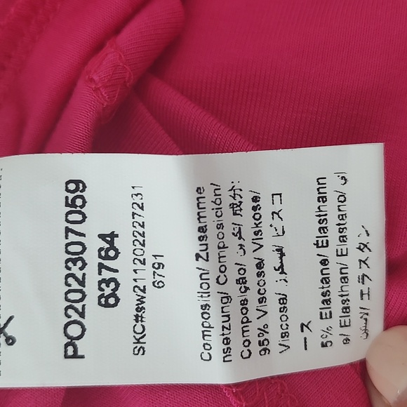 2 for 1 New Fuchsia Sleeveless Cutout Front Top Olive Green Smocked Babydoll XL - Picture 7 of 12